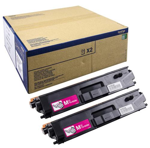 Brother TN900M - Confezione da 2 - magenta - originale - cartuccia toner - per Brother HL-L9200CDWT, HL-L9300CDWT, HL-L9300CDWTT, MFC-L9550CDW, MFC-L9550CDWT